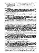 Đề thi chọn học sinh giỏi văn hóa môn Hóa học Lớp 12 - Năm học 2016-2017 - Sở GD & ĐT Quảng Trị (Có đáp án)